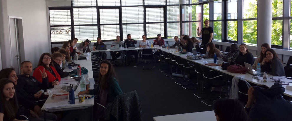 A meeting of the Student Parliament at Rhine-Waal University