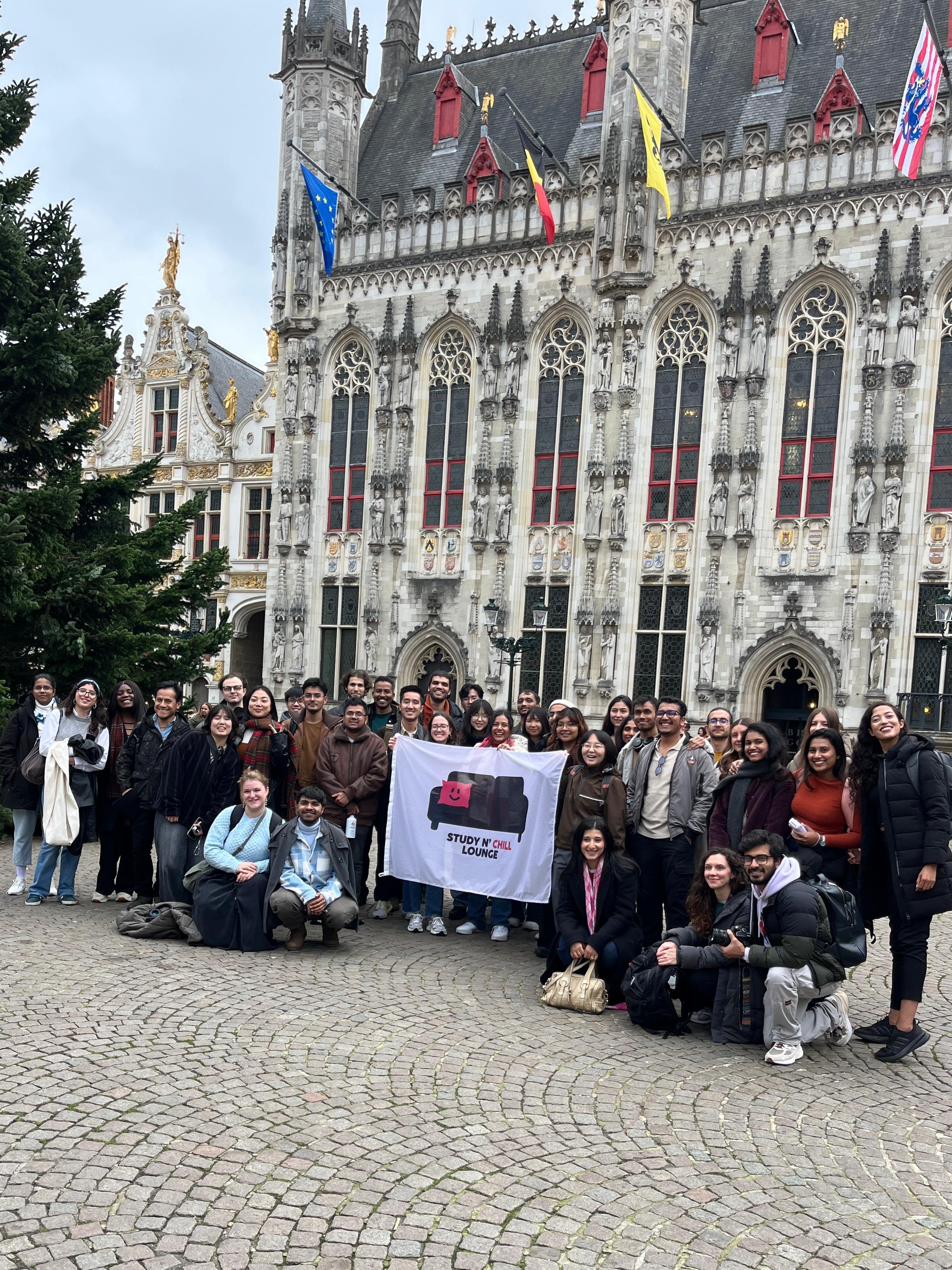 Study and Chill Lounge student day trip to Bruges